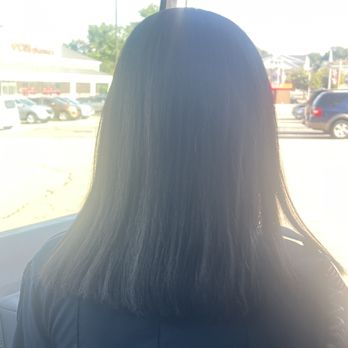 Tina's Hair Salon - This photo is 5 days after the treatment with being in the heat and rain. Still straight! - Hair Salons Near Me - Brighton, Massachusetts Tina's Hair Salon - This photo is 5 days after the treatment with being in the heat and rain. Still straight! - Hair Salons Near Me - Brighton, Massachusetts