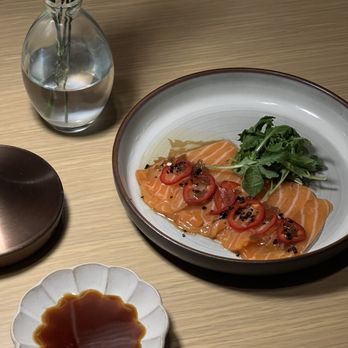 Katsuya Ko - salmon carpaccio - Japanese Near Me - San Diego, California Katsuya Ko - salmon carpaccio - Japanese Near Me - San Diego, California