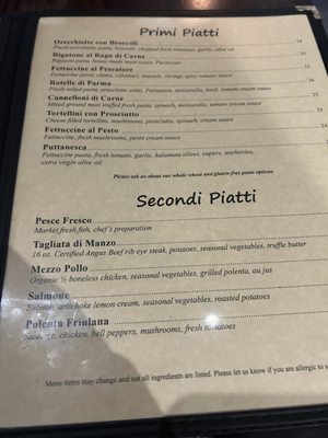 Menu photo 8 Maurizio's Morgan Hill, CA