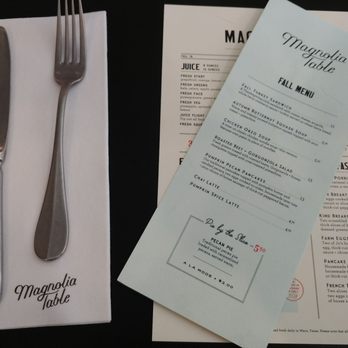 Magnolia Table - Fall menu - Breakfast & Brunch Near Me - Waco, Texas