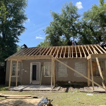 Lopez - Lopez Remodeling - New roof frame & Gable porch Frame! - General Contractors Near Me - Enigma, Georgia Lopez - Lopez Remodeling - New roof frame & Gable porch Frame! - General Contractors Near Me - Enigma, Georgia