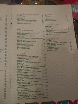 Menu photo 3 Rosa Sirena's Isla Mujeres, ROO Menu photo 3 Rosa Sirena's Isla Mujeres, ROO