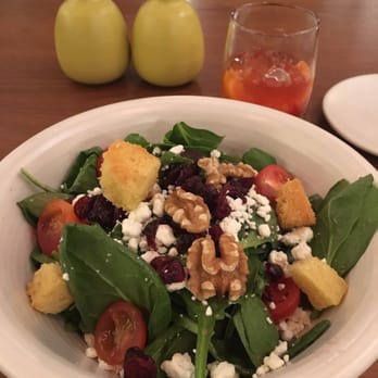 Sway - Spinach salad with goat cheese instead of blue. This is the smaller ($7) portion. Highly recommended! - Southern Near Me - Atlanta, Georgia Sway - Spinach salad with goat cheese instead of blue. This is the smaller ($7) portion. Highly recommended! - Southern Near Me - Atlanta, Georgia