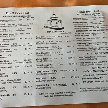 Tom Ham's Lighthouse - Draft menu - Breakfast & Brunch Near Me - San Diego, California Tom Ham's Lighthouse - Draft menu - Breakfast & Brunch Near Me - San Diego, California