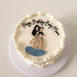 Kymoto Co - Custom 6in Portrait Cake