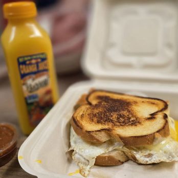 Pavilion Cafe - grilled cheese sandwich with 2 eggs over medium - Cafes Near Me - Sacramento, California