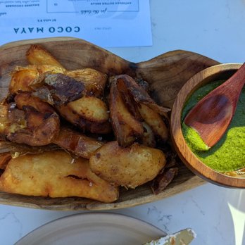 Coco Maya - Potato tostones - Caribbean Near Me - San Diego, California Coco Maya - Potato tostones - Caribbean Near Me - San Diego, California
