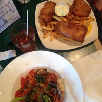 Olde Dublin Pub - Fish and chip.. (Make sure you specify how many pieces you want). And stir fry (vegetarian). - Seafood Near Me - Charlottetown, Prince Edward Island Olde Dublin Pub - Fish and chip.. (Make sure you specify how many pieces you want). And stir fry (vegetarian). - Seafood Near Me - Charlottetown, Prince Edward Island