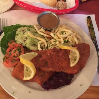 Cafe Old Vienna - Chicken schnitzel !!!! - German Near Me - Myrtle Beach, South Carolina