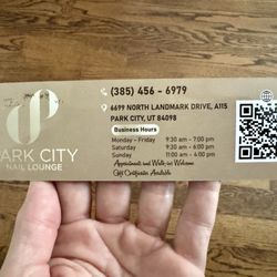 Park City Nail Lounge - Info card