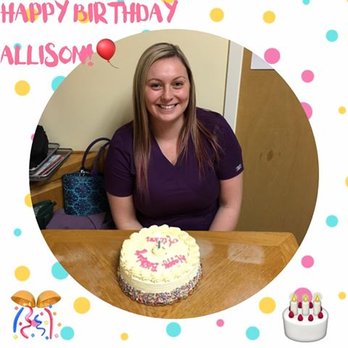 Jeremy Kamari - DMD - Birthday Wishes to Allison! We enjoyed celebrating your special day with you! - General Dentistry Near Me - Woburn, Massachusetts Jeremy Kamari - DMD - Birthday Wishes to Allison! We enjoyed celebrating your special day with you! - General Dentistry Near Me - Woburn, Massachusetts