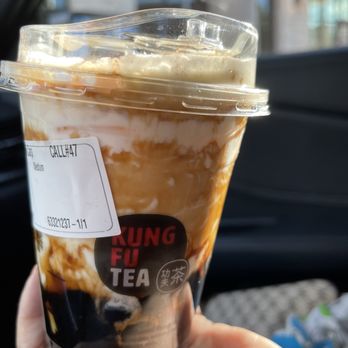 Kung Fu Tea - Black Tea Wow Milk Cap - Bubble Tea Near Me - Albuquerque, New Mexico