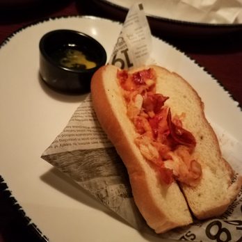 Red Lobster - The lobster roll they first brought out. Not a good look. - Seafood Near Me - Cartersville, Georgia