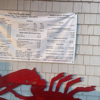 Cape Pier Chowder House - Seafood Near Me - Kennebunkport, Maine