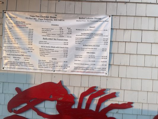 Menu photo 2 Cape Pier Chowder House Kennebunkport, ME