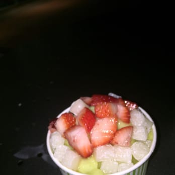 Creamistry - Small green apple sorbet with Mochi strawberry - Desserts Near Me - Cerritos, California Creamistry - Small green apple sorbet with Mochi strawberry - Desserts Near Me - Cerritos, California