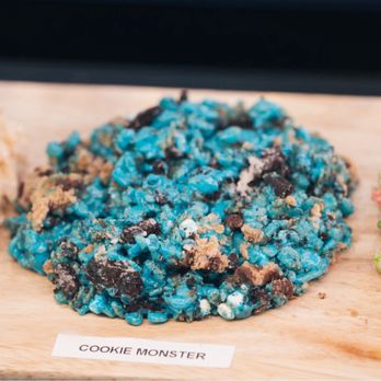 Goooey - Cookie Monster rice krispy treats - Desserts Near Me - Los Angeles, California Goooey - Cookie Monster rice krispy treats - Desserts Near Me - Los Angeles, California