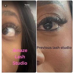 Amazing Lash Studio - Comparison of lashes