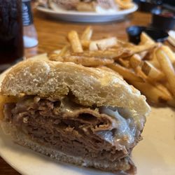 J.R. Cash's Grill and Bar - Literally the best Prime Rib Sandwich I've ever experienced!! And as always, the croissants did not disappoint!