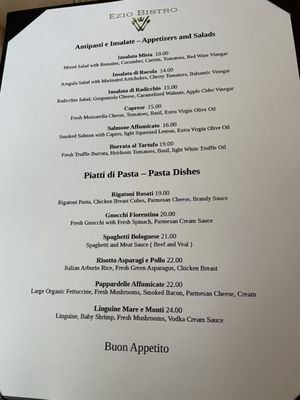 Menu photo 4 Ezio Bistro San Antonio, TX Menu photo 4 Ezio Bistro San Antonio, TX