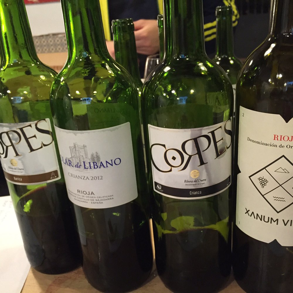 Flor de Sal - The four types of wine we tried - Beer, Wine & Spirits Near Me - Seville, SE