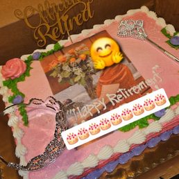 Tres Leche cake with a custom photo!