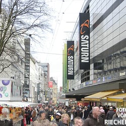 Westenhellweg - Westenhellweg auf Höhe der Petrikirche im Januar 2009, Blick in Richtung Osten (Hansastraße)