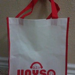 UNYSO - Free usable bag with a minimum amount of purchase.