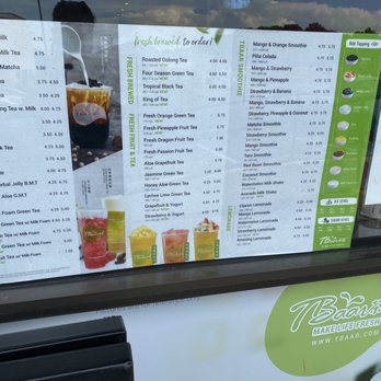 TBaar - Menu - Bubble Tea Near Me - North Bethesda, Maryland TBaar - Menu - Bubble Tea Near Me - North Bethesda, Maryland