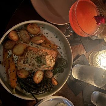 Jolie - Salmon with crab special - Cocktail Bars Near Me - New Orleans, Louisiana