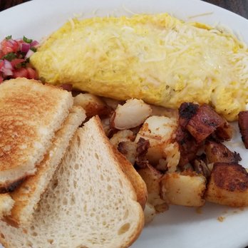 Rosy's Cafe - Chorizo omelet with sourdough bread. - American Near Me - Hayward, California Rosy's Cafe - Chorizo omelet with sourdough bread. - American Near Me - Hayward, California