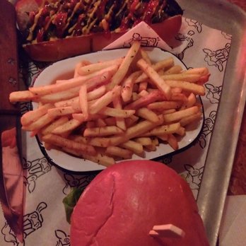 Boozy Cow - Cheeseburger, fries, dirty dog - Burgers Near Me - Edinburgh, EDH