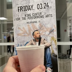King Center For Performing Arts - Sharing a drink with Nate B
