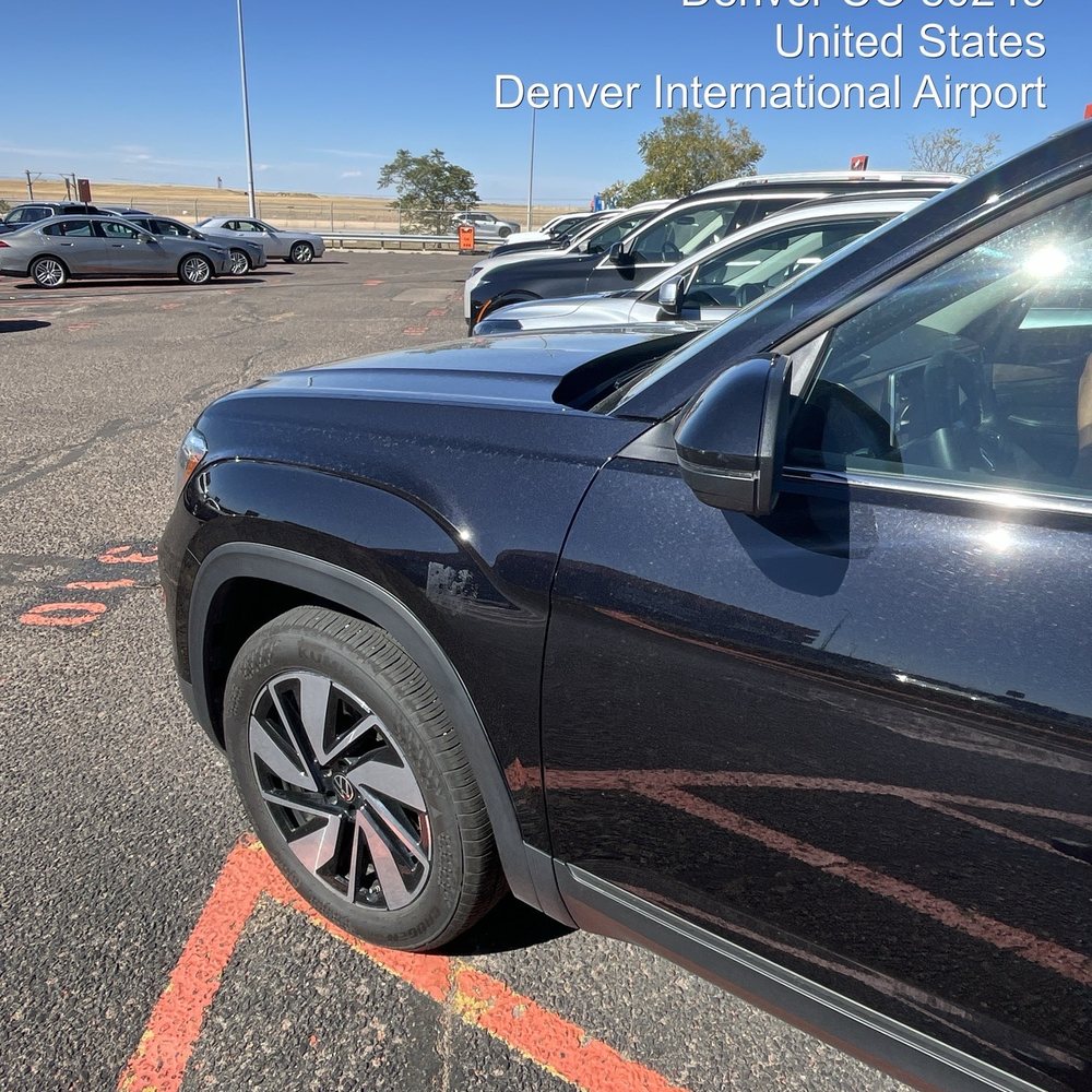 Sixt - Scratches all over the car large "glue" area where a sticker was? You can't tell me they didn't see this after the last renter. - Car Rental Near Me - Denver, Colorado Sixt - Scratches all over the car large "glue" area where a sticker was? You can't tell me they didn't see this after the last renter. - Car Rental Near Me - Denver, Colorado