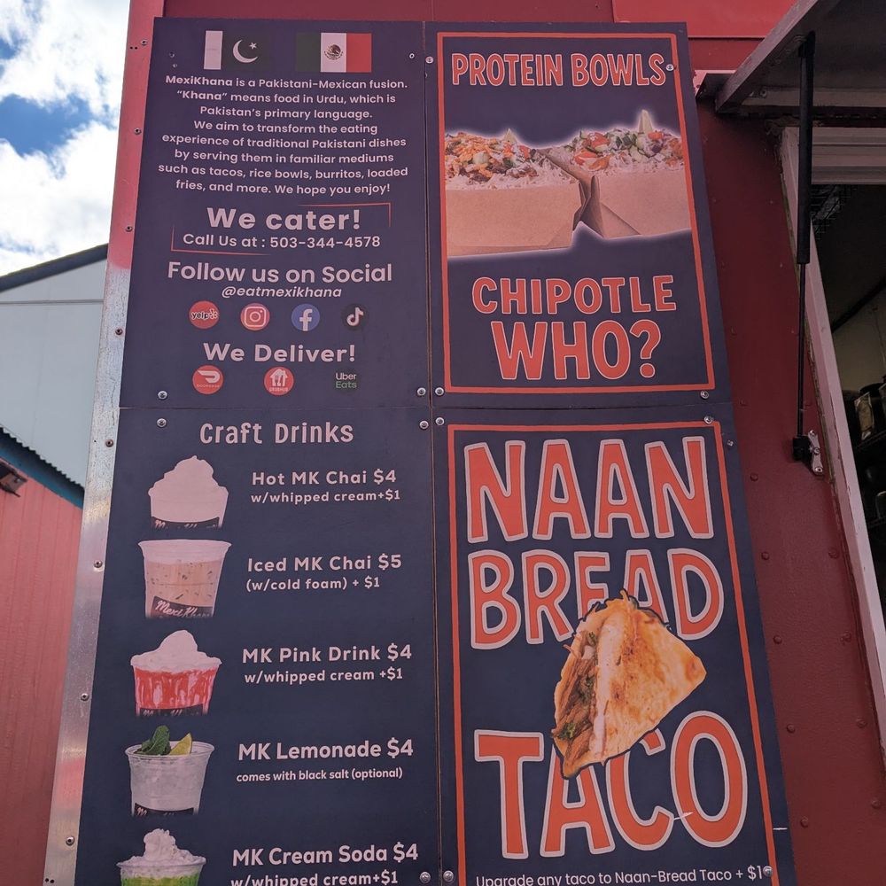 MexiKhana - Menu Adjunct, July 2026 - Food Trucks Near Me - Portland, Oregon MexiKhana - Menu Adjunct, July 2026 - Food Trucks Near Me - Portland, Oregon