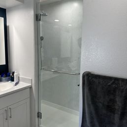 The new shower! The new shower!