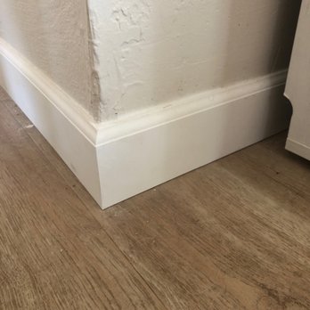 Moulding Base - Baseboards, not bad for hubby doing his diy thing - Building Supplies Near Me - Sacramento, California