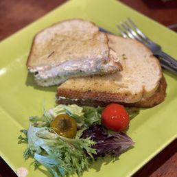 Crabby Pesto Melt