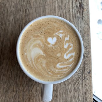 Caffe Aroma - a perfect peppermint latte :-) - Cafes Near Me - Buffalo, New York
