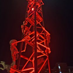 Bostons Wicked Haunt Fest - Skeletons everywhere!
