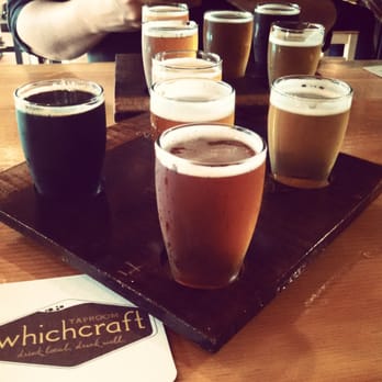 WhichCraft Taproom - Beer flights! - Beer Bar Near Me - Midland, Michigan