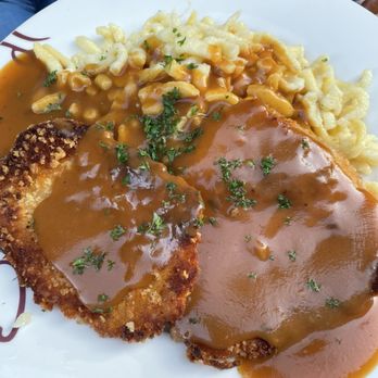 Spinnrädl - Pork and Spätzle with gravy - Bars Near Me - Kaiserslautern, RP Spinnrädl - Pork and Spätzle with gravy - Bars Near Me - Kaiserslautern, RP