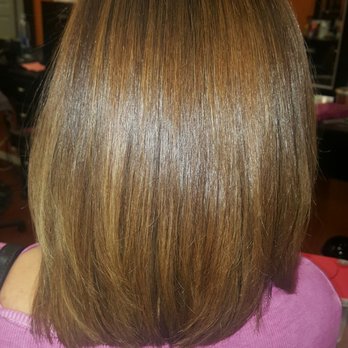 Do U! Hair & Barber Gallery - Sun-kissed soft balayage.  Brazilian Blowout - Hair Salons Near Me - Upland, California