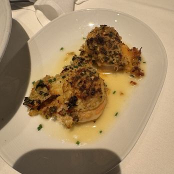 Eddie V's Prime Seafood - Two Crab-Stuffed Jumbo Gulf Shrimp - Seafood Near Me - Orlando, Florida Eddie V's Prime Seafood - Two Crab-Stuffed Jumbo Gulf Shrimp - Seafood Near Me - Orlando, Florida