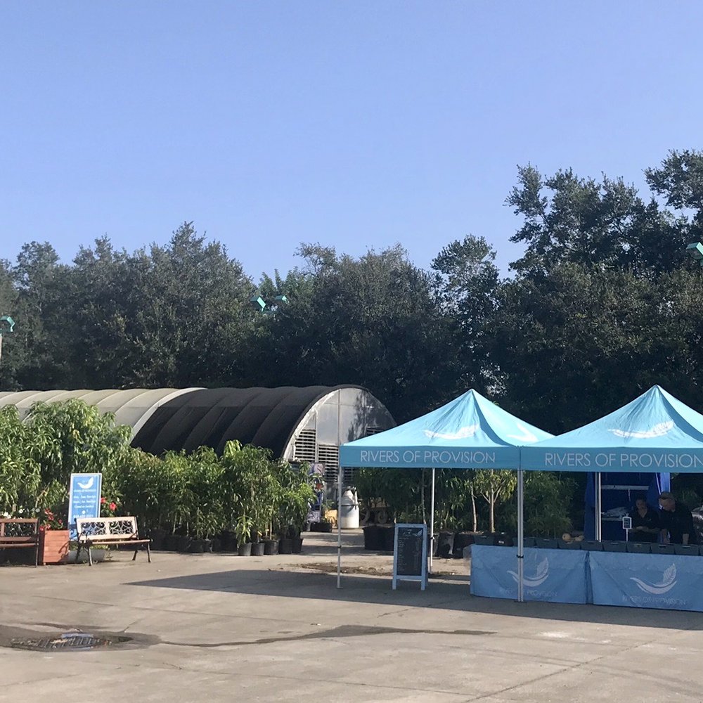 Rivers of Provision - View of their setup from the parking lot. - Nurseries & Gardening Near Me - Seffner, Florida