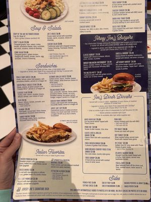 Menu photo 8 Jersey Joe's Diner Mesquite, NV