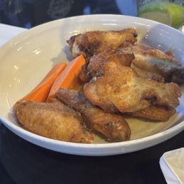 Un-crispy wings.