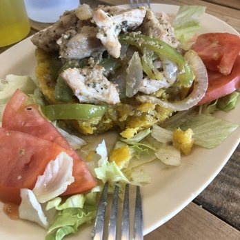 Cafeteria Tropical - Mofongo with garlic chicken. - Cafeteria Near Me - San Juan, Puerto Rico Cafeteria Tropical - Mofongo with garlic chicken. - Cafeteria Near Me - San Juan, Puerto Rico