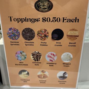 Dang Good Ice Cream - Menu - Desserts Near Me - Rowland Heights, California Dang Good Ice Cream - Menu - Desserts Near Me - Rowland Heights, California