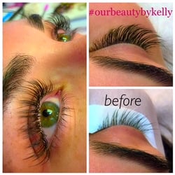 Our Beauty - Before & After Semi-permanent Eyelash Extension Transformation!